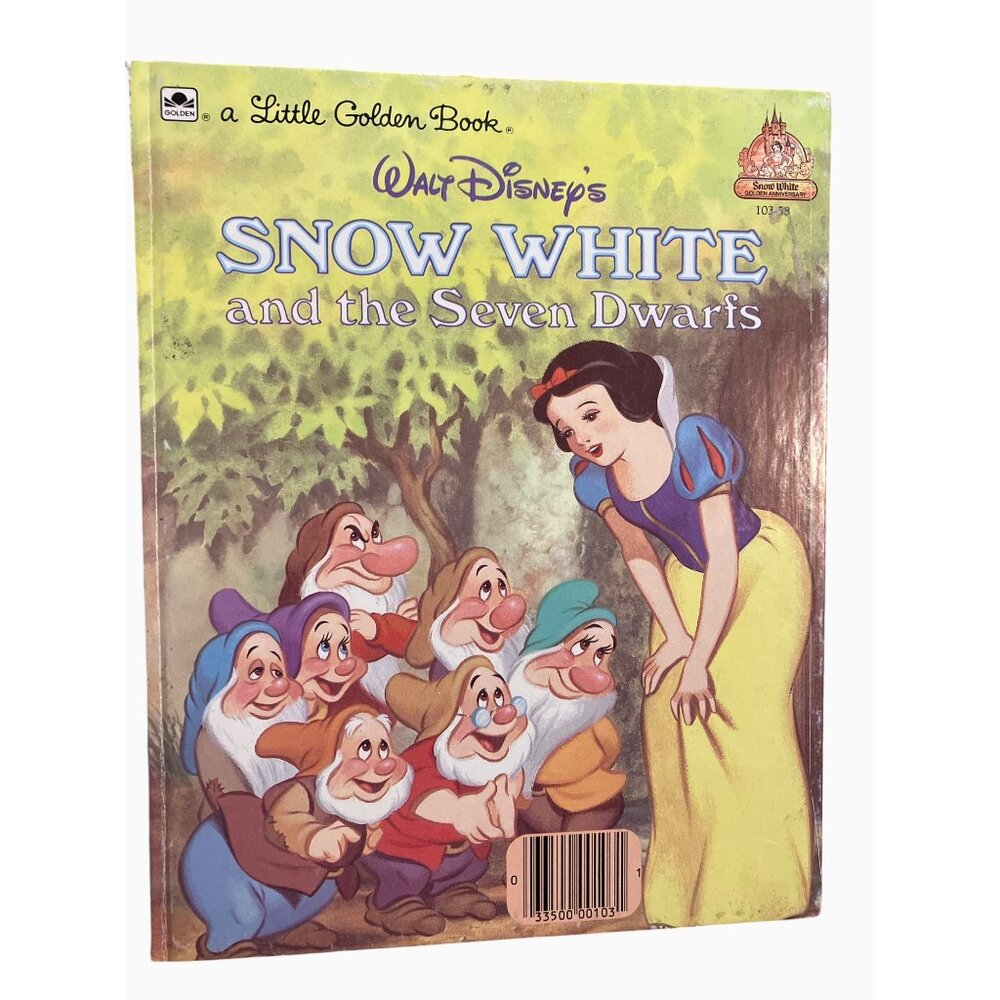 Walt Disneys Snow White And The Seven Dwarfs Little Golden Book 1984 Edition